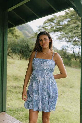 Coral Dress in Paniolo Paisley