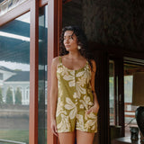 Ellie Romper in Naupaka Garden