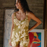 Ellie Romper in Naupaka Garden