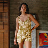 Ellie Romper in Naupaka Garden