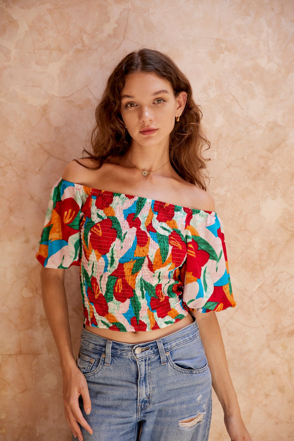Emma ribbon tops