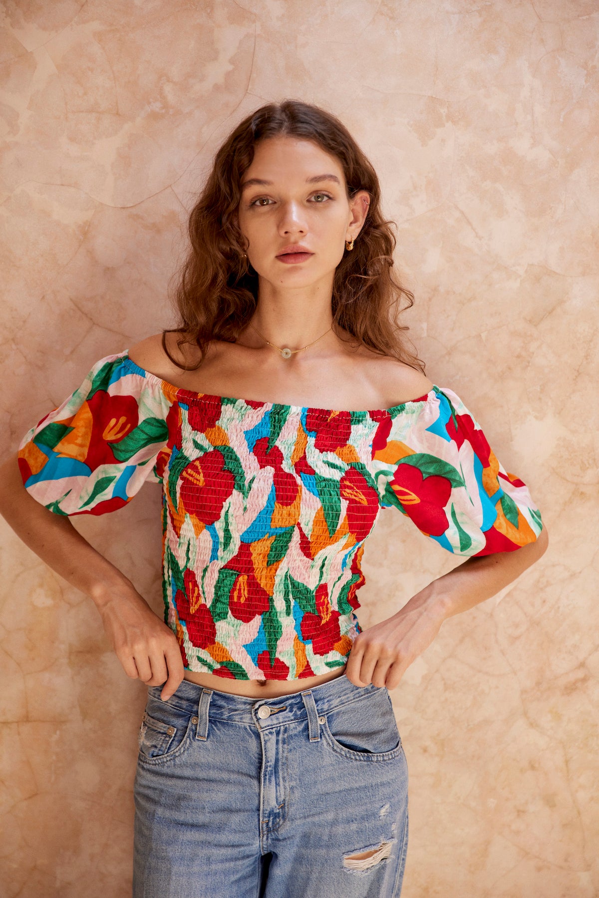 Emma ribbon tops