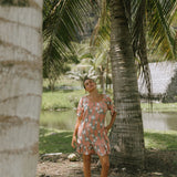 Emmalani Dress in Tiare Ginger (Jade)