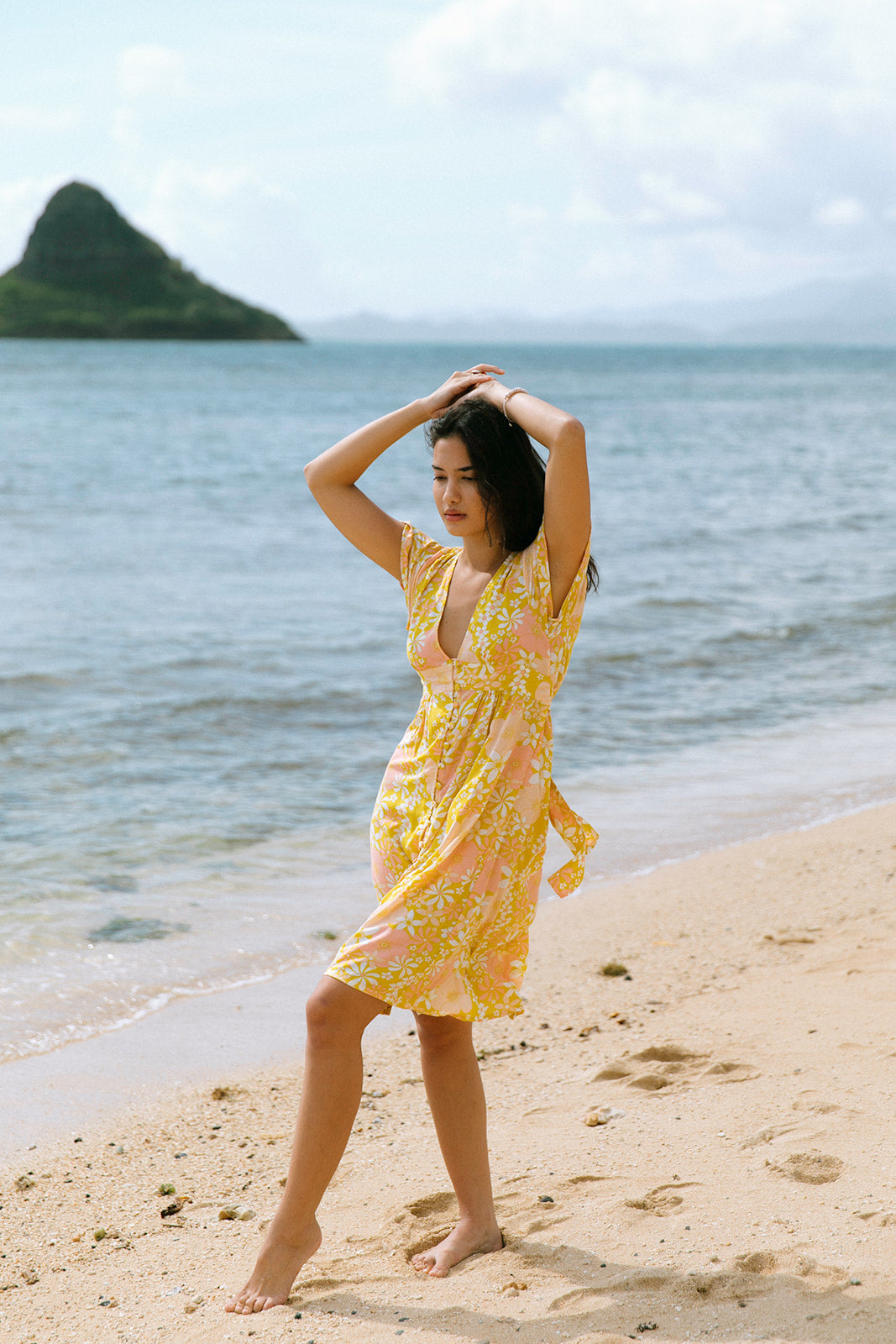 YIREH Brynn Dress in Tropical Garden - Bryon Women's Dress