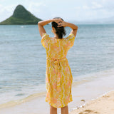 YIREH Brynn Dress in Tropical Garden - Bryon Women's Dress (backview)