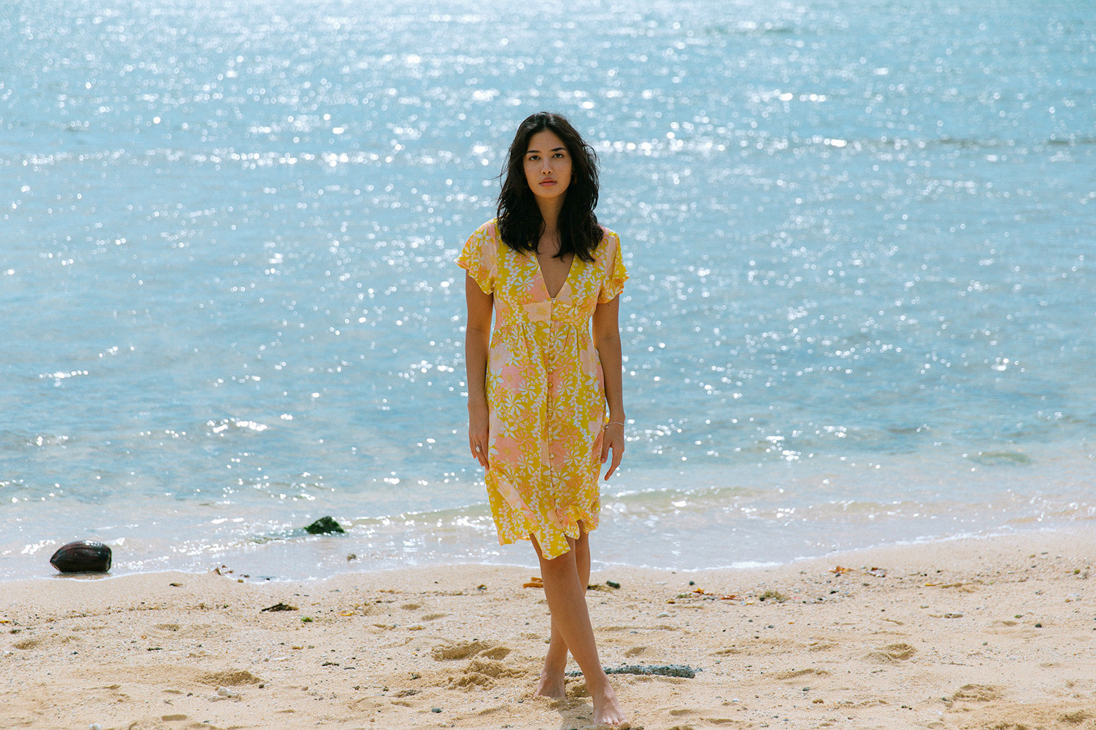 YIREH Brynn Dress in Tropical Garden - Bryon Women's Dress