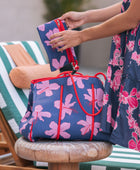 Everyday Tote in Koki'o Blossom (Navy)