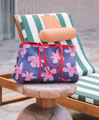 Everyday Tote in Koki'o Blossom (Navy)