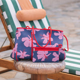 Everyday Tote in Koki'o Blossom (Navy)