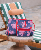 Everyday Tote in Koki'o Blossom (Navy)