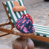 Everyday Tote in Koki'o Blossom (Navy)