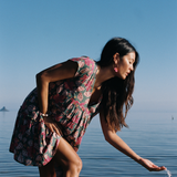 Florentine Dress in Shells & Pua (Teal)