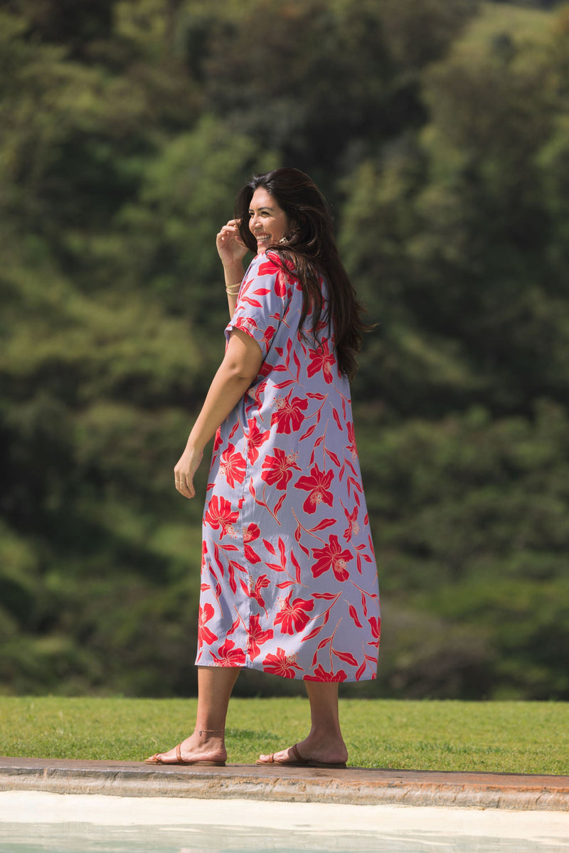 Haunani Dress in Koki'o Drift