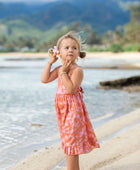 YIREH Hili Dress in Sunset Bloom - Rayon Women's Dress