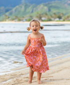 YIREH Hili Dress in Sunset Bloom - Rayon Women's Dress