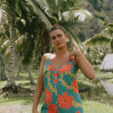 Hina Romper in Lei Pua (Green)