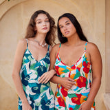 Kaila Dress in Blue Hawai'i