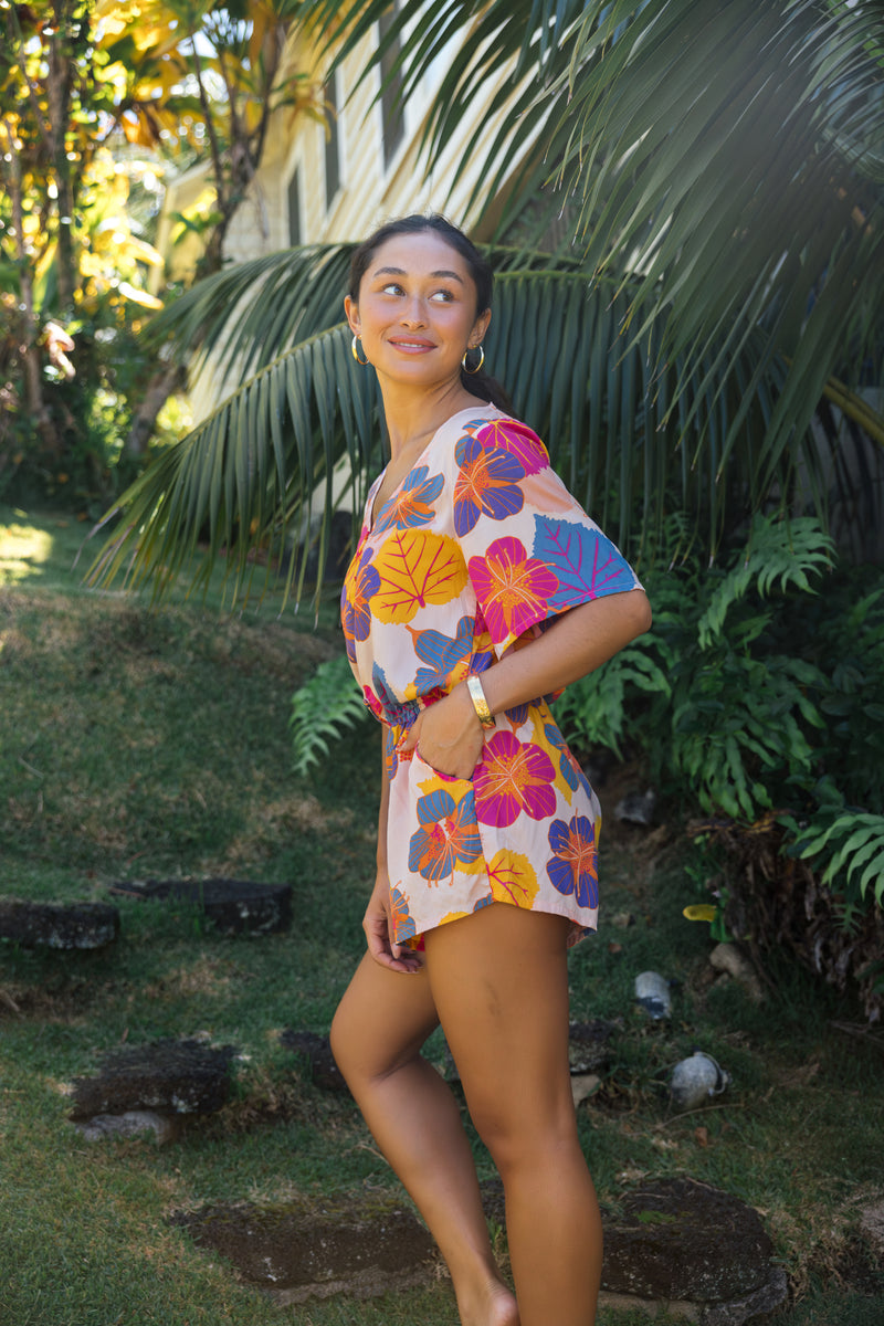 Luna Playsuit in Ko'oloa'ula