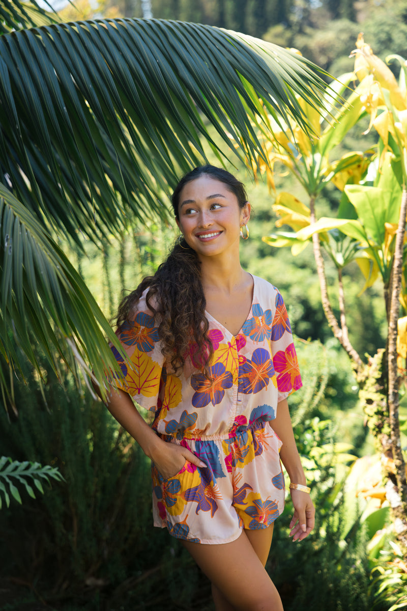 Luna Playsuit in Ko'oloa'ula