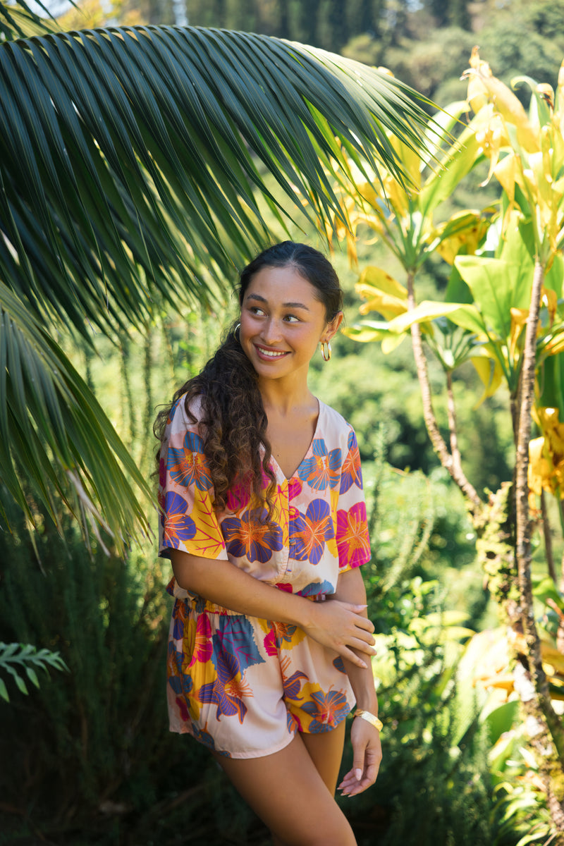 Luna Playsuit in Ko'oloa'ula