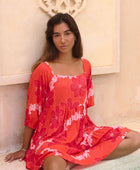 Kahea Dress in Lei Pua (Retro Orange)