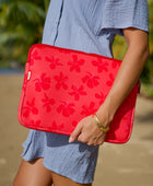 Get it Done Laptop Case in Koki'o Blossom (Hot Pink)