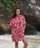 Kaimana Dress in Island Retro (Berry)