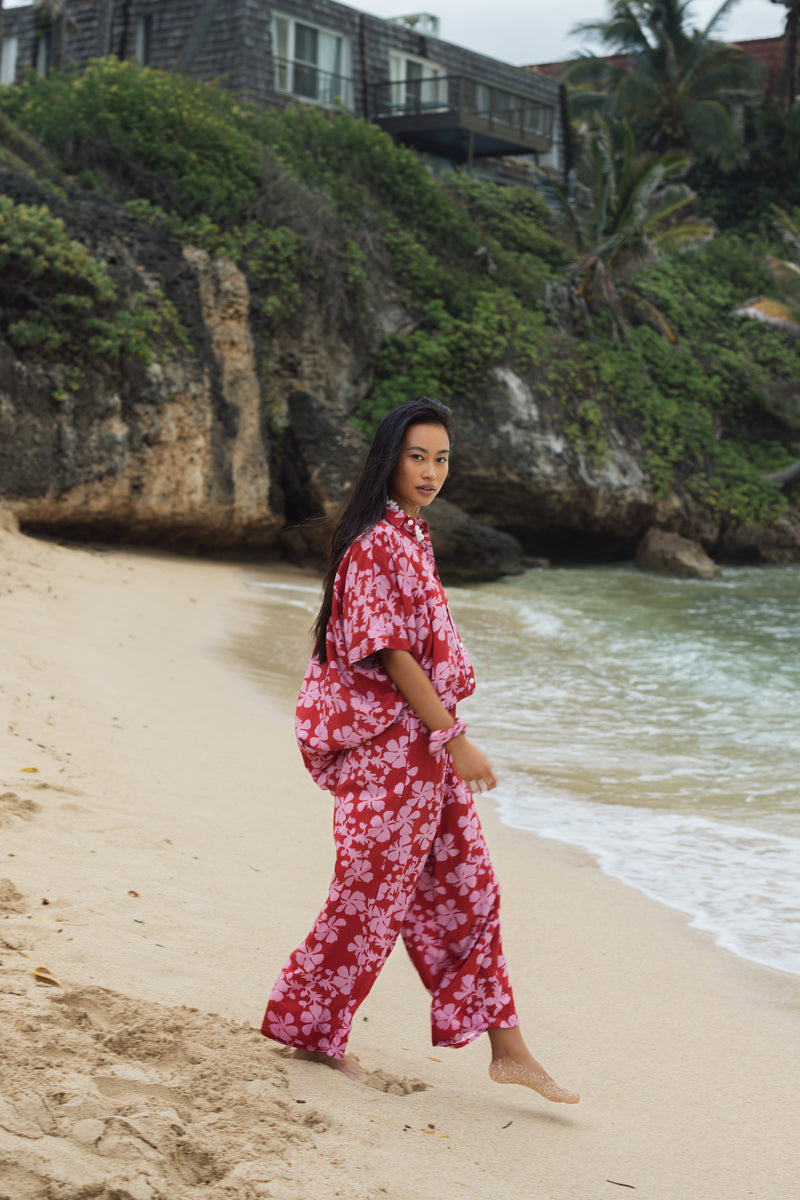 Elodi Pant in Island Retro (Berry)