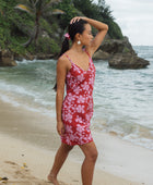 Meeya Dress in Island Retro (Berry)