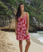 Meeya Dress in Island Retro (Berry)