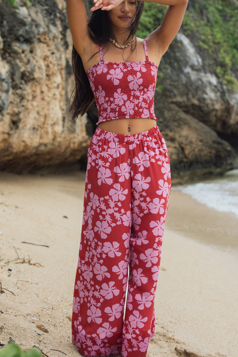 Elodi Pant in Island Retro (Berry)