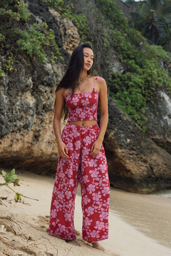 Elodi Pant in Island Retro (Berry) – YIREH