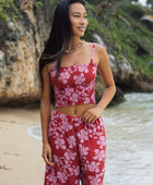 Rumi Bandeau in Island Retro (Berry)