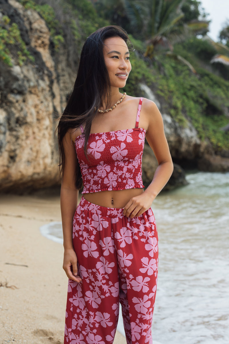 Rumi Bandeau in Island Retro (Berry)