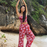 Elodi Pant in Island Retro (Berry)