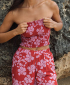 Rumi Bandeau in Island Retro (Berry)