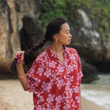 Finish the Look Scrunchie in Island Retro (Berry)