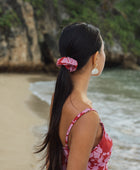 Finish the Look Scrunchie in Island Retro (Berry)