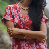 Tide Dress in Island Retro (Berry)