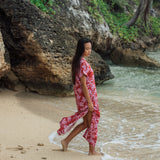 Tide Dress in Island Retro (Berry)