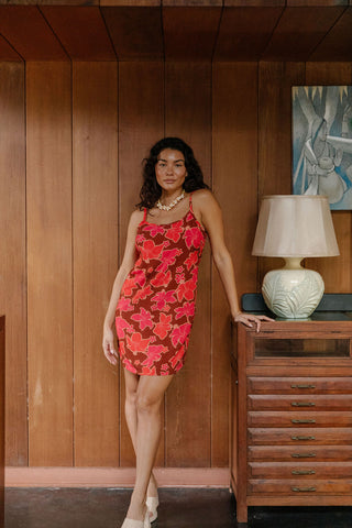 Makena Dress in Retro Pua