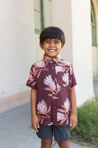 Maverick Button-Up in Protea