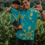 Men's Kahana Button-Up in Naupaka Shores