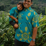 Men's Kahana Button-Up in Naupaka Shores