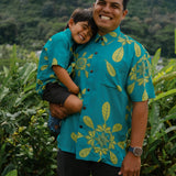 Men's Kahana Button-Up in Naupaka Shores