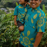 Men's Kahana Button-Up in Naupaka Shores