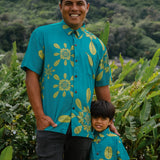 Men's Kahana Button-Up in Naupaka Shores