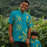 Men's Kahana Button-Up in Naupaka Shores