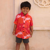 Maverick Button-Up in Lei Pua (Retro Orange)