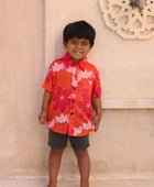 Maverick Button Up in Lei Pua (Retro Orange)